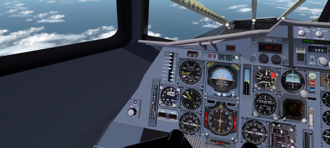 Painel do Concorde - 56.000 pés - Mach 2.02 - 28 para 29/04/2020